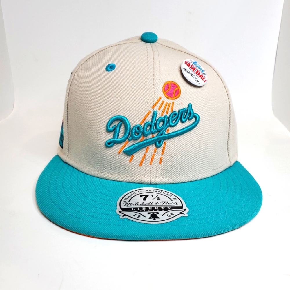 Topps Lids x Mitchell & Ness Los Angeles Dodgers Fitted Baseball Hat Cap